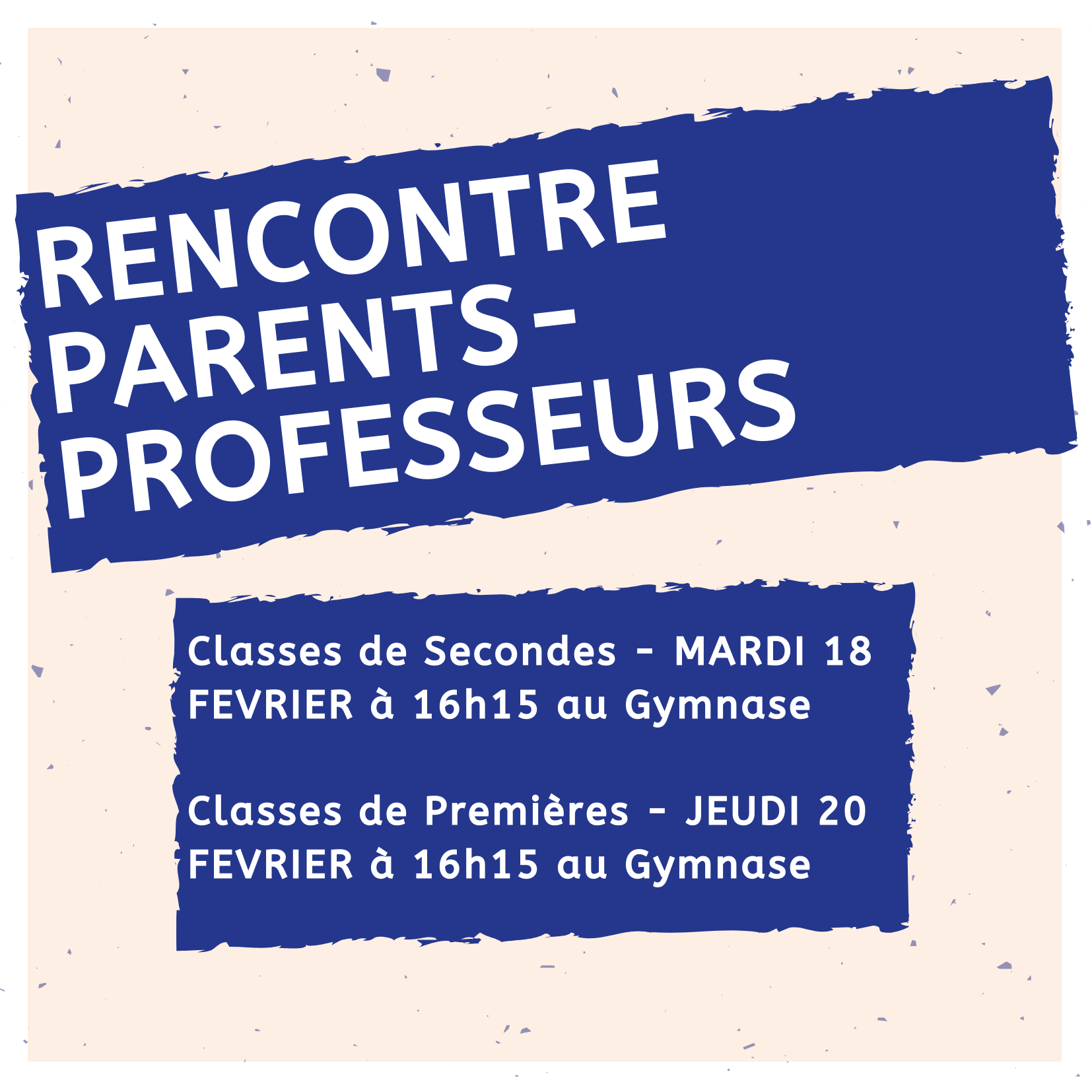 texte rencontre parents